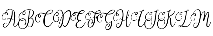 Wedding Script Font Regular Font UPPERCASE