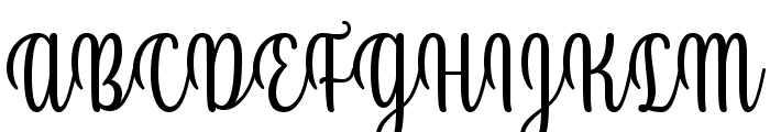 Wedding Script Regular Font UPPERCASE