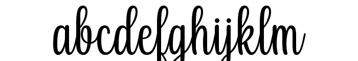 Wedding Script Regular Font LOWERCASE