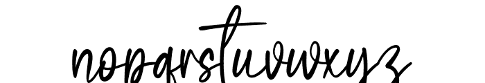 Wedding Signature Font LOWERCASE