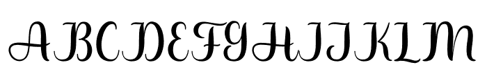Wedding Typeface Font UPPERCASE