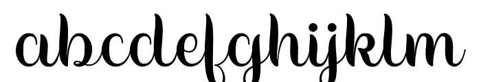 Wedding Typeface Font LOWERCASE