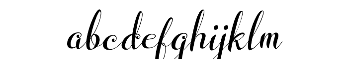 WeddingFont-Italic Font LOWERCASE