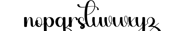 WeddingPhotographer Font LOWERCASE