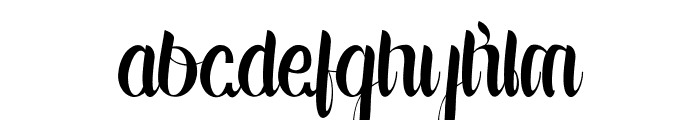 Wedding Font LOWERCASE