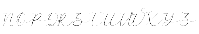 Weddingfield Font UPPERCASE