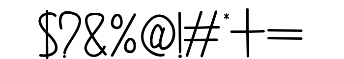 Wednesday Summur Handwritten Font OTHER CHARS