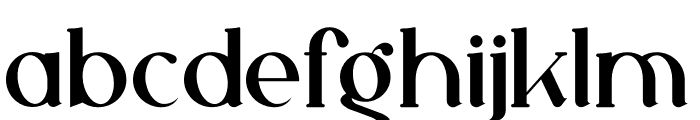 Weilly Font LOWERCASE