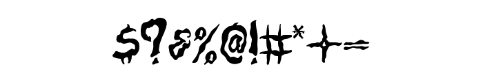 WeirdThorny-Regular Font OTHER CHARS