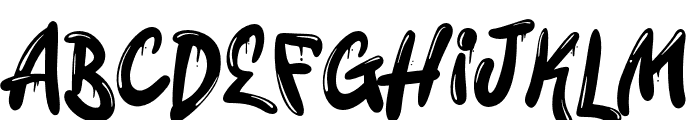 Weirdgraf-Regular Font UPPERCASE