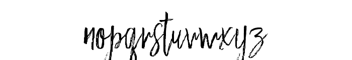 WeisshornBrush Font LOWERCASE