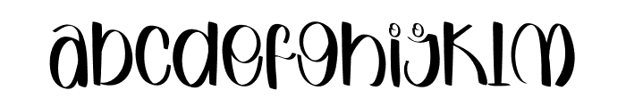 Welcome To Winter Font LOWERCASE