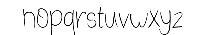 WelcomeAugust Font LOWERCASE