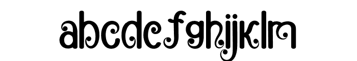 WelcomeChristmas-Regular Font LOWERCASE