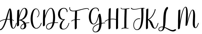 WelcomeHome-Regular Font UPPERCASE