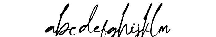 Welisha Font LOWERCASE