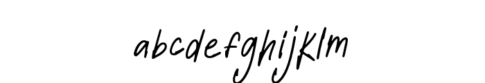 Wellbotth Font LOWERCASE