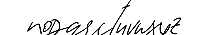 Welldone Italic Font LOWERCASE