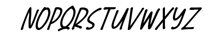 Wellside-Italic Font UPPERCASE