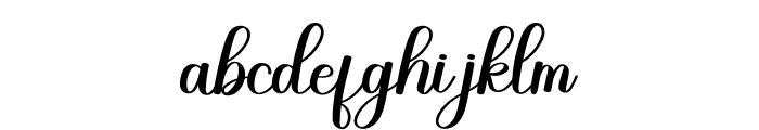 Wendah Font LOWERCASE