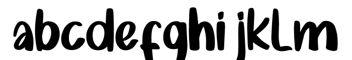 Wender Font LOWERCASE
