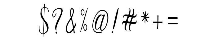 Werdhian Script Regular Font OTHER CHARS