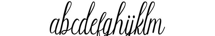 Werdhian Script Regular Font LOWERCASE