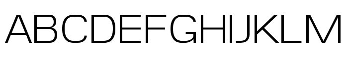 Wesker Light Semi Expanded Font UPPERCASE