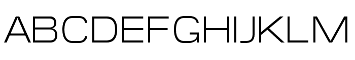 Wesker-LightExpanded Font UPPERCASE