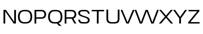 Wesker Semi Expanded Font UPPERCASE