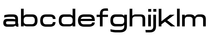 Wesker-SemiBoldExpanded Font LOWERCASE