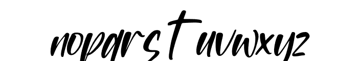 Weslingtone Italic Font LOWERCASE