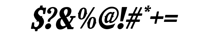 West Carabao Italic Font OTHER CHARS