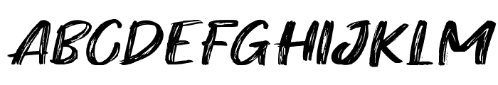 West Fighter Wide Font UPPERCASE