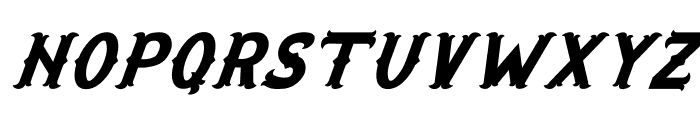 West Thistle Italic Font UPPERCASE