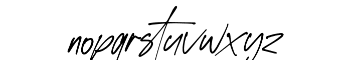Westavia Font LOWERCASE