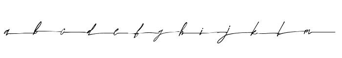 Westbury Signature swash 1 Font UPPERCASE