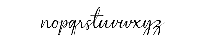 Westeria Font LOWERCASE