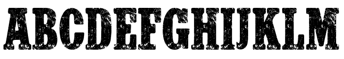 Western Bold  Grunge Font UPPERCASE