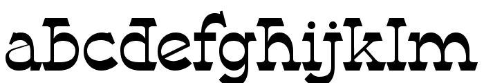 Western Bowner Regular Font LOWERCASE