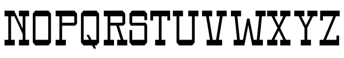 Western Capital Font LOWERCASE