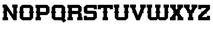 Western Clean Font UPPERCASE