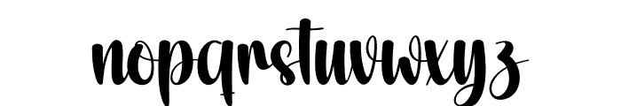 Western Ginger Font LOWERCASE