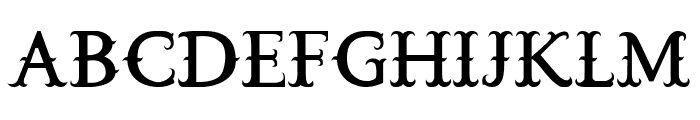 Western Gothic Font UPPERCASE