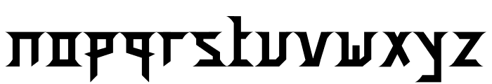 Western Monttero Font LOWERCASE