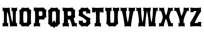 Western Outpost Font UPPERCASE
