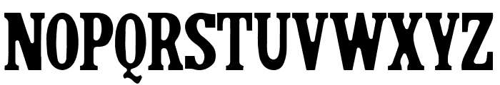Western Regular Font LOWERCASE