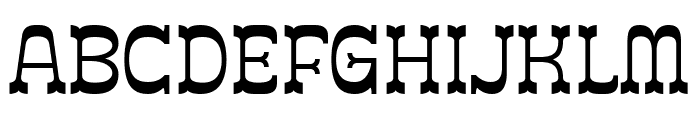 Western Rodeos Font UPPERCASE