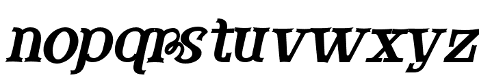  Western Roodle Bold Oblique Font LOWERCASE