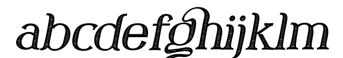  Western Roodle Obliq Engraved Font LOWERCASE